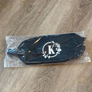 Top design- NWT- Black Monogram K Face Mask